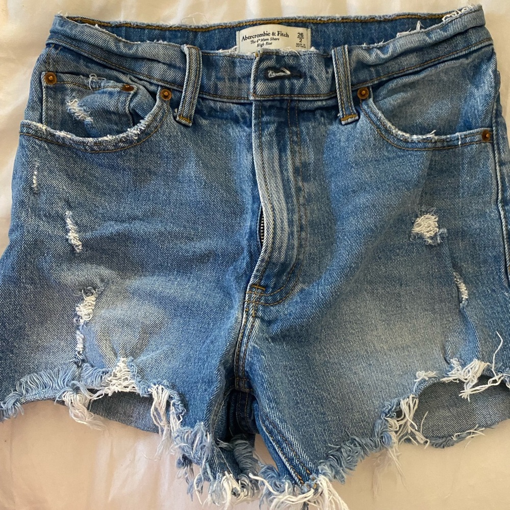 Abercrombie and fitch jean shorts